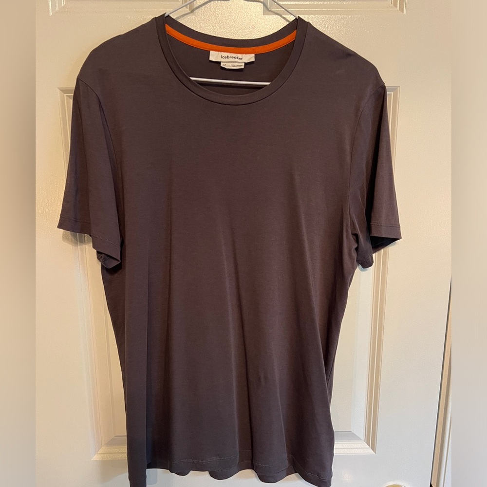 Icebreaker Men’s Tencil Cotton SS Tee Size Small Monsoon Colorway